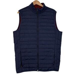 Gap Men's Tall Classic Navy Quilted Puffer Vest Size: Large Tall